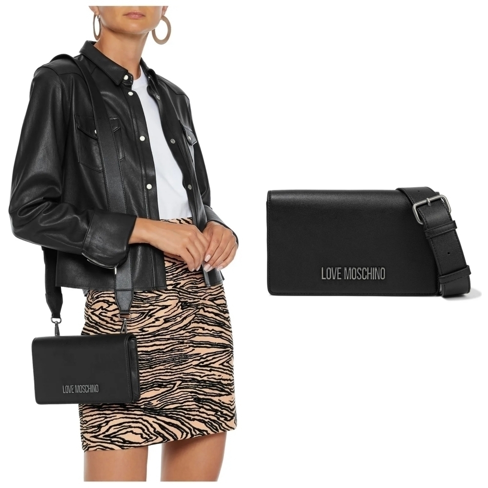 Love Moschino Logo-embellished shoulder bag